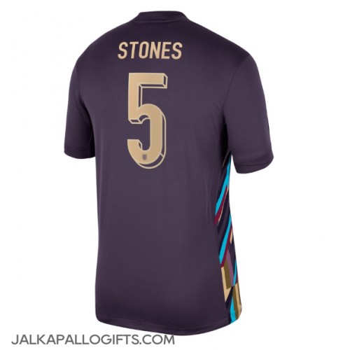 Englanti John Stones #5 Vieraspaita EM-Kisat 2024 Lyhythihainen